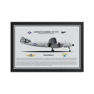 8610 Lockheed Constellation Framed Poster