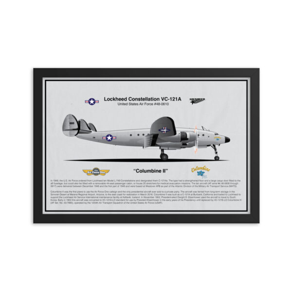 8610 Lockheed Constellation Framed Poster