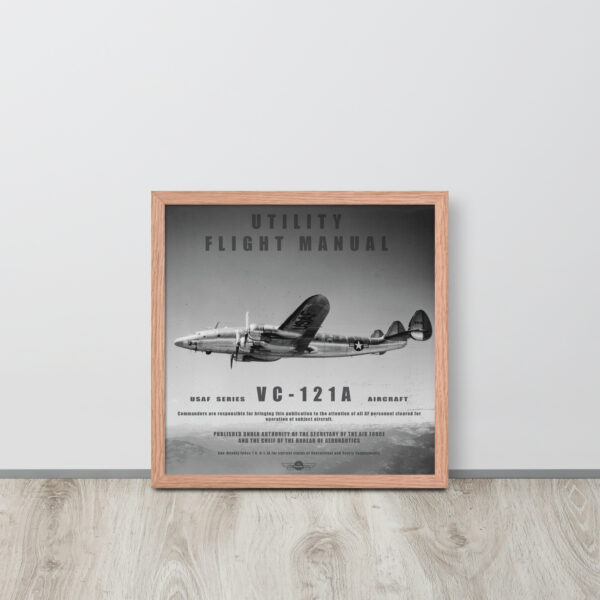 VC-121A Utility Manual Framed Poster - Image 9