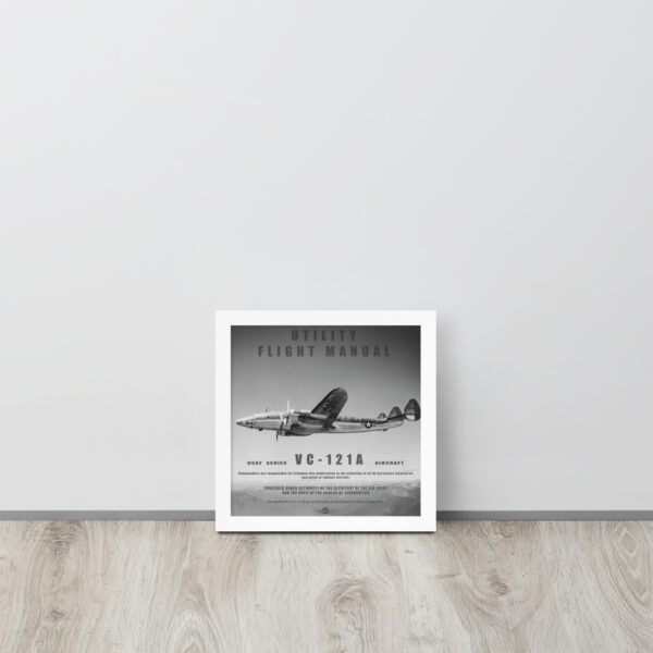 VC-121A Utility Manual Framed Poster - Image 11