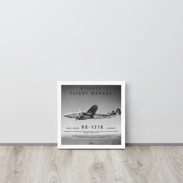 VC-121A Utility Manual Framed Poster - Image 12
