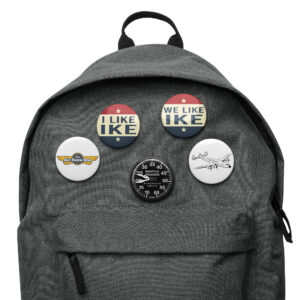 Throwback Pin Buttons