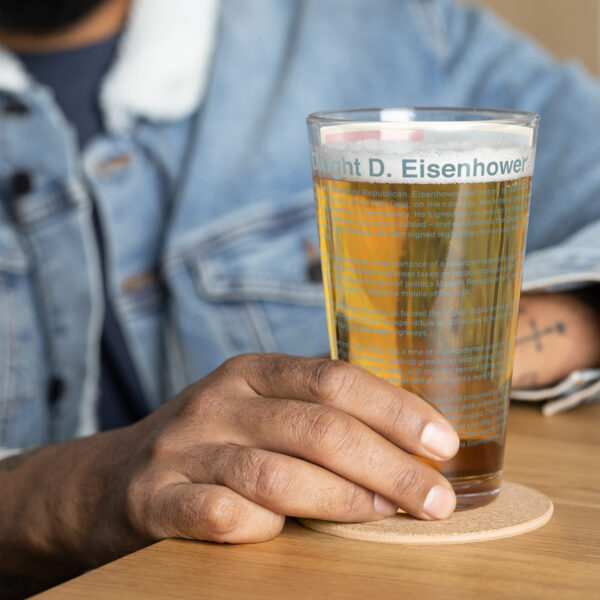 Ike "Hope" Pint Glass - Image 3