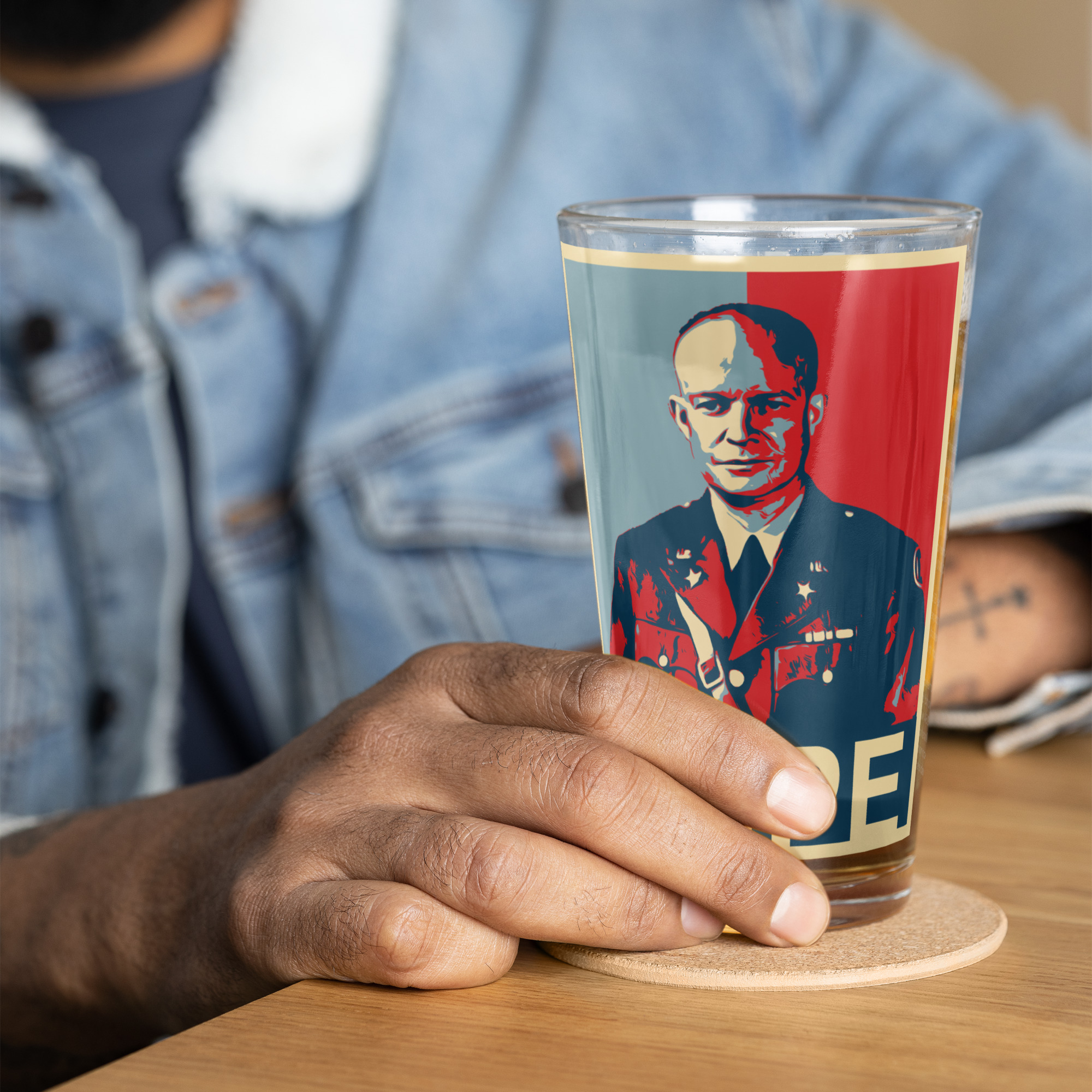 Ike “Hope” Pint Glass